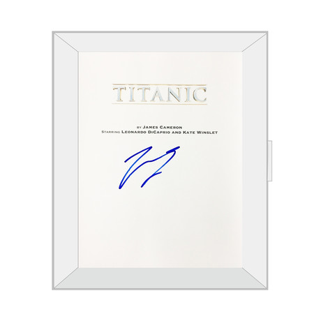 Signed + Framed Script // Titanic