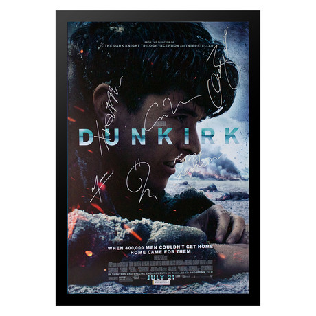 Signed + Framed Poster // Dunkirk