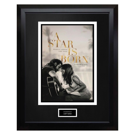 Signed + Framed Poster // A Star Is Born