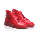 Monochrome Sneakers // Red (US: 10.5)