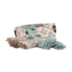 Textile Woven J'Adior Bracelet Set // Blue