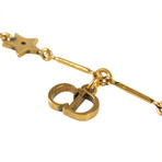 One Pearl + Charms Bracelet // Antique Gold + Multi-Color