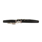 Ribbon Strass J'Adior Choker Necklace // Multi-Color + Black