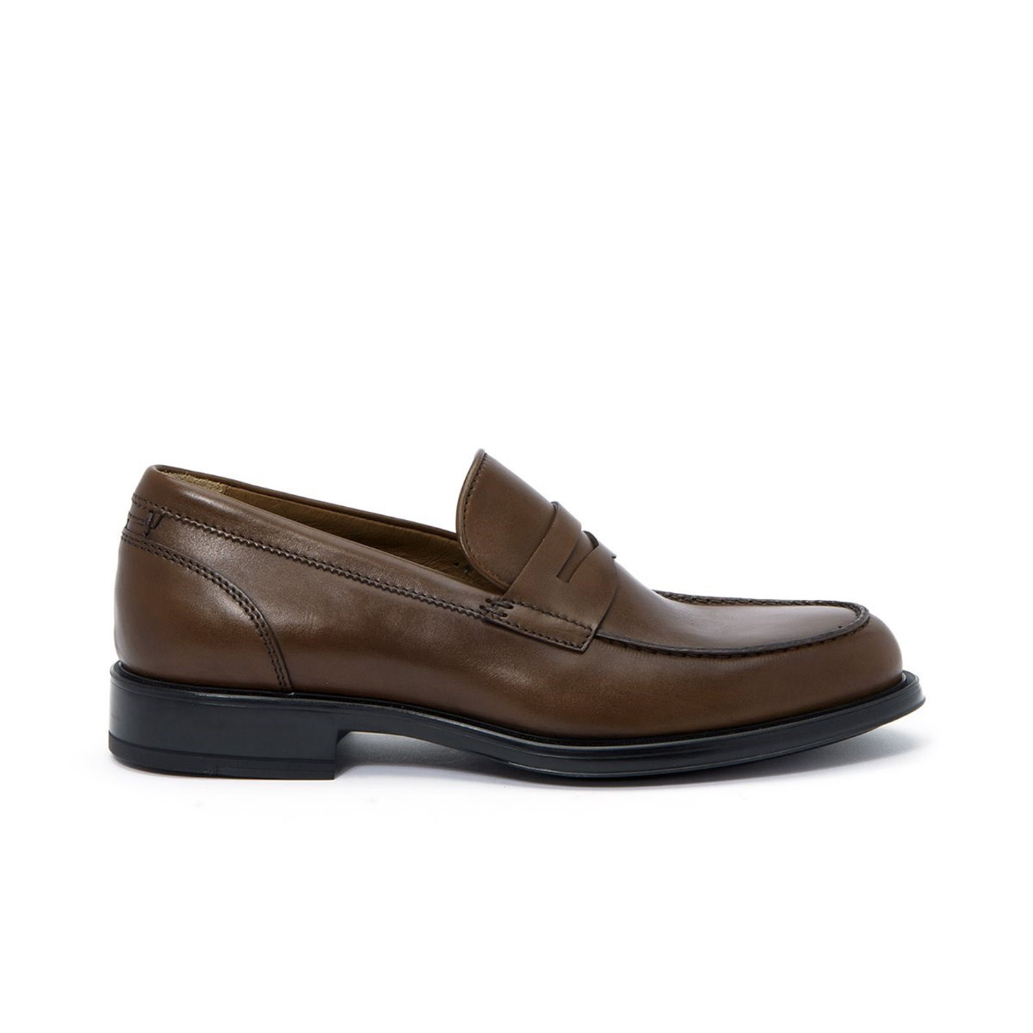 Neil Waxy Pull Up Calf Loafer Nut US 10.5 Aquatalia