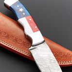 Texas Flag Skinner Knife // SK-500