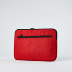 Scuderia Ferrari Protective Notebook Sleeve // Red + Black Piping (11")