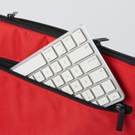 Scuderia Ferrari Protective Notebook Sleeve // Red + Black Piping (11")