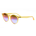 Injected Sunglasses // Yellow + Green Blue Gradient Violet