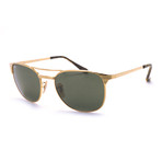 Ray-Ban // Men's Signet Sunglasses // Gold + Green Classic