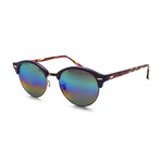 Clubround Sunglasses // Bordeaux + Light Gray