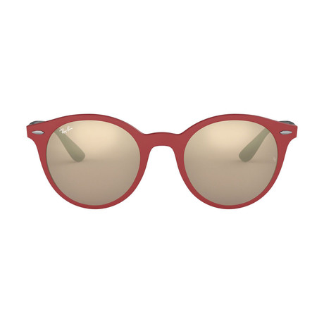 Rayban // Injected Sunglasses // Red + Light Brown