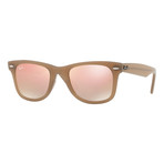 Wayfarer Sunglasses // Beige + Gray + Brown