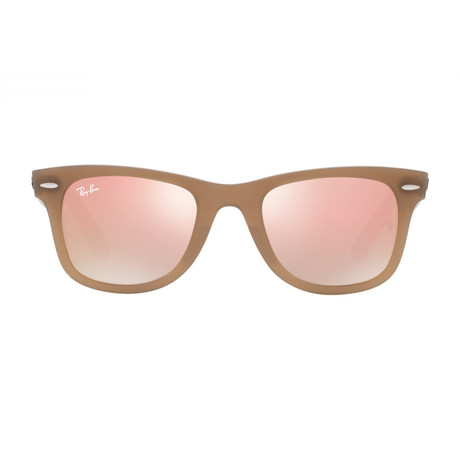 Wayfarer Sunglasses // Beige + Gray + Brown