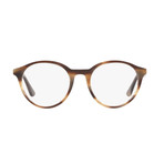 Ray-Ban // Men's 0RX5361 Round Optical Frames // Horn Beige + Brown
