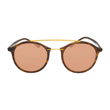 Injected Sunglasses // Havana + Light Brown Pink