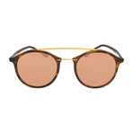 Injected Sunglasses // Havana + Light Brown Pink