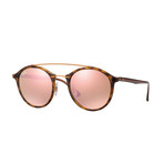 Injected Sunglasses // Havana + Light Brown Pink