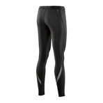 SKINS DNAmic Womens Long Tights Black/Black (X-Small)