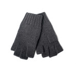 Cashmere Fingerless Gloves (Black)