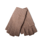 Cashmere Fingerless Gloves (Black)