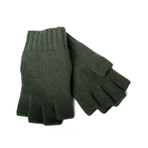 Cashmere Fingerless Gloves (Black)