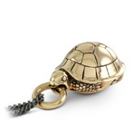 Turtle Necklace (Bronze // 20" Gunmetal Chain)