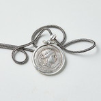 Macedon // Greece 158-149 BC Large Silver Coin In Bezel