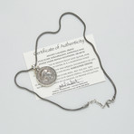 Macedon // Greece 158-149 BC Large Silver Coin In Bezel