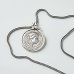 Macedon // Greece 158-149 BC Large Silver Coin In Bezel