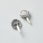 Alexander The Great // 336-323 BC Silver Coin Cufflinks