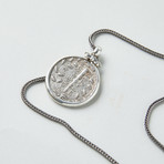 Macedon // Greece 158-149 BC Large Silver Coin In Bezel