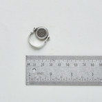 Crusader Coin // 1131-1142 AD // Set In Silver Swivel Ring