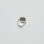 Crusader Coin // 1131-1142 AD // Set In Silver Swivel Ring