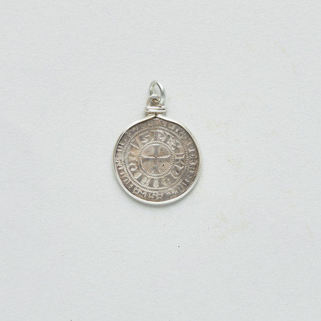 Knights Templar France Philip IV Le Bel // Coin In Bezel