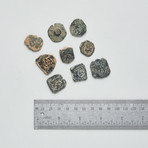 Group Of 10 Spanish “Pirate Money” Coins // 1598-1665 AD