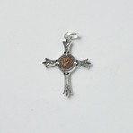 "Widow's Mite" Coin Of The Bible // Set In Custom Silver Cross