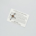 "Widow's Mite" Coin Of The Bible // Set In Custom Silver Cross
