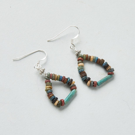 Ancient Egypt // 664-535 BC Bead Earrings