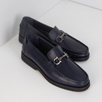 Behrtio Moccasin Shoes // Navy Blue (Euro: 39)