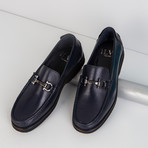 Behrtio Moccasin Shoes // Navy Blue (Euro: 39)