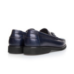 Behrtio Moccasin Shoes // Navy Blue (Euro: 39)