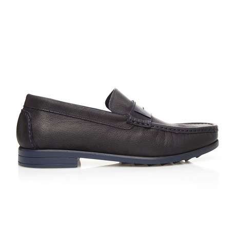 Grogo Moccasin Shoes // Navy Blue (Euro: 39)