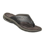 Aton Leather Flip-Flop // Brown (US: 9)