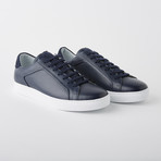 Bloke Low Lace-Up Sneaker // Navy Leather (US: 10)