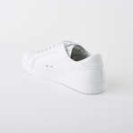 Bloke-Low Lace-Up Sneaker // White Leather (US: 11)