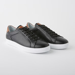 Bloke Low Lace-Up Sneaker // Black Leather (US: 8.5)