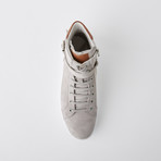 Bloke Hi Lace-Up Sneaker // Gray Suede (US: 8)