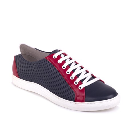 Naval Sport Shoe // Blue + Red (Euro: 39)