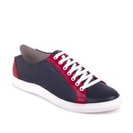 Naval Sport Shoe // Blue + Red (Euro: 44)