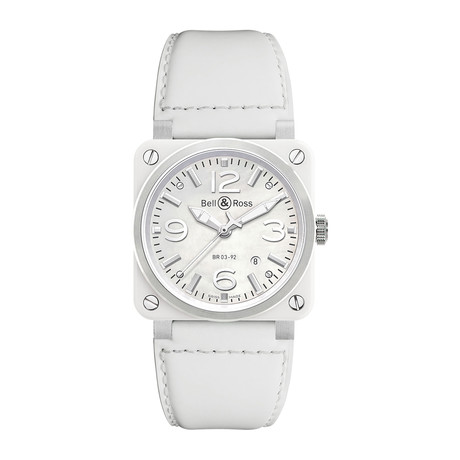 Bell & Ross Aviation Instruments Automatic // BR-03-92-WHITE-CERAMIC-LS